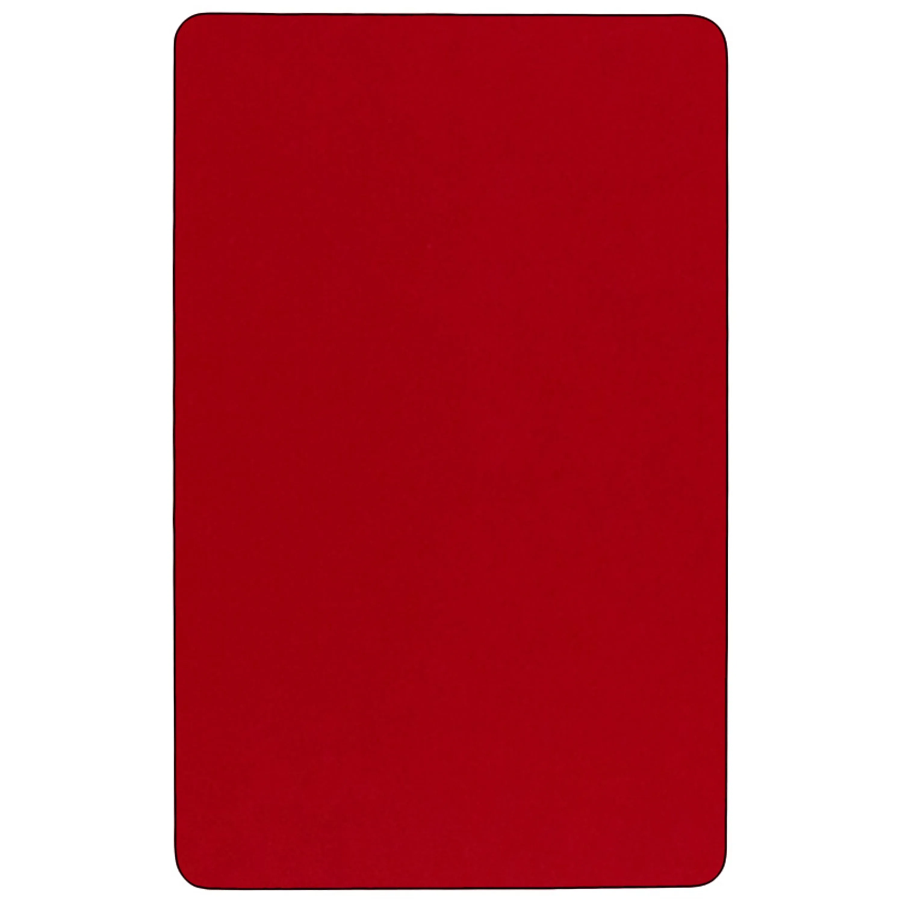 30x60 REC Red Activity Table XU-A3060-REC-RED-T-A-GG