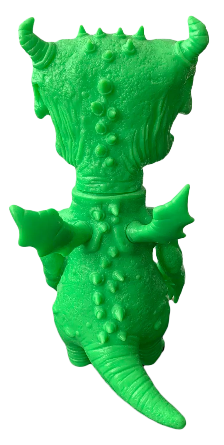 Frank Mysterio Antichristo 666 Sofubi Lime Green Blank Unpainted Soft Vinyl Art Toy