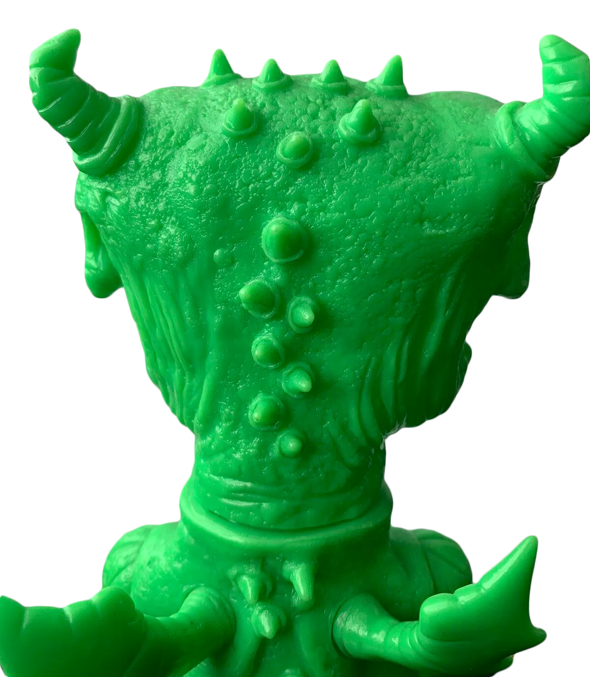 Frank Mysterio Antichristo 666 Sofubi Lime Green Blank Unpainted Soft Vinyl Art Toy