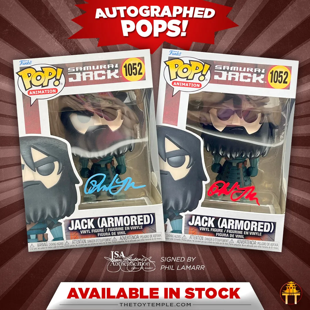 Funko POP! Jack (Armored) Samurai Jack #1052 [Autographed]