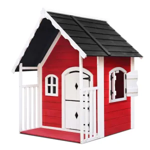 Kids Cubby House Wooden Cottage Playhouse