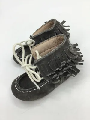 Monkey Feet Child Size 4 Toddler Gray Baby/Walker Shoes