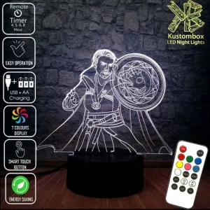 Personalised Name Doctor Strange 3D LED Night Light Lamp