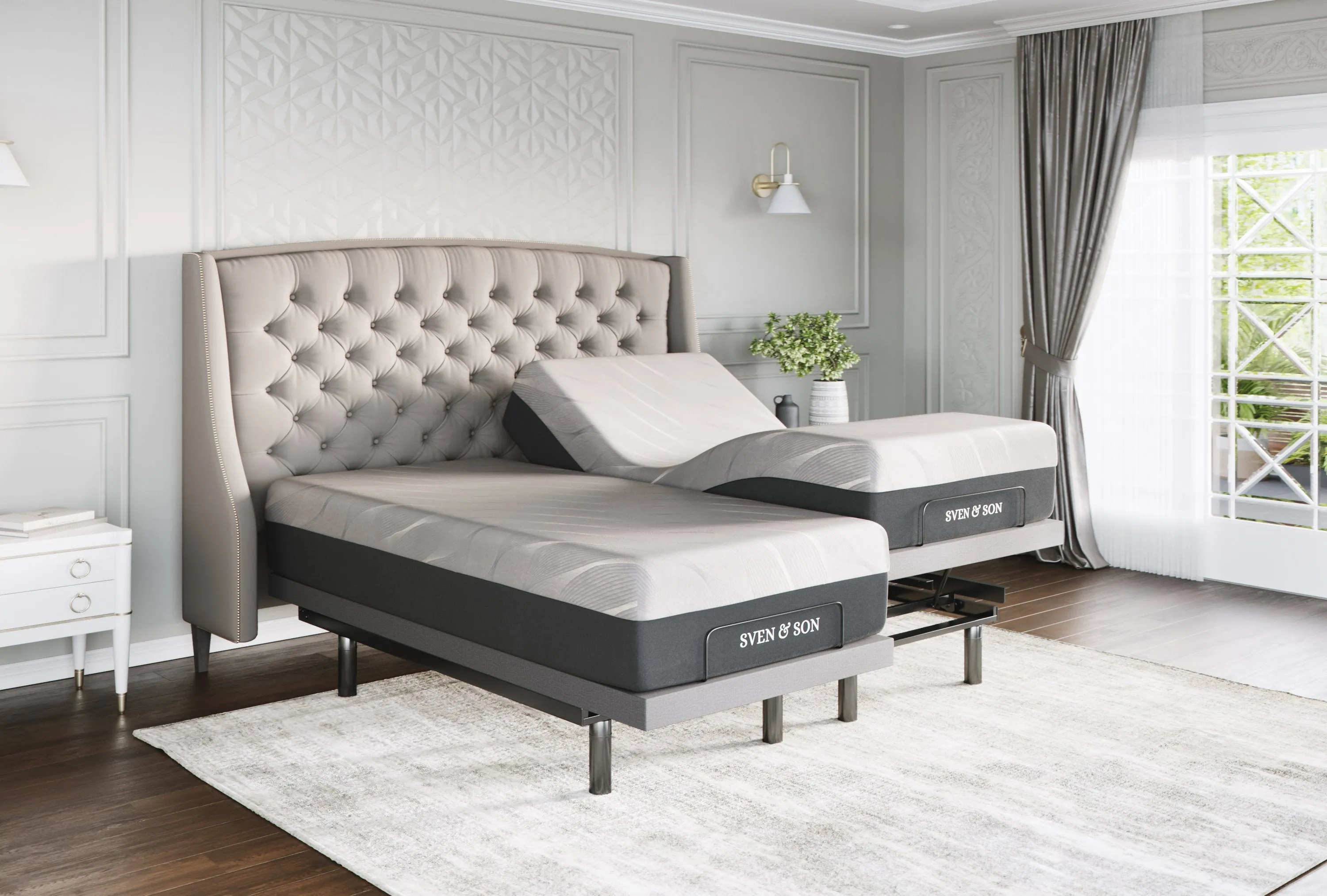 Platinum Series Adjustable Bed Base   Choice of Mattress Bundle