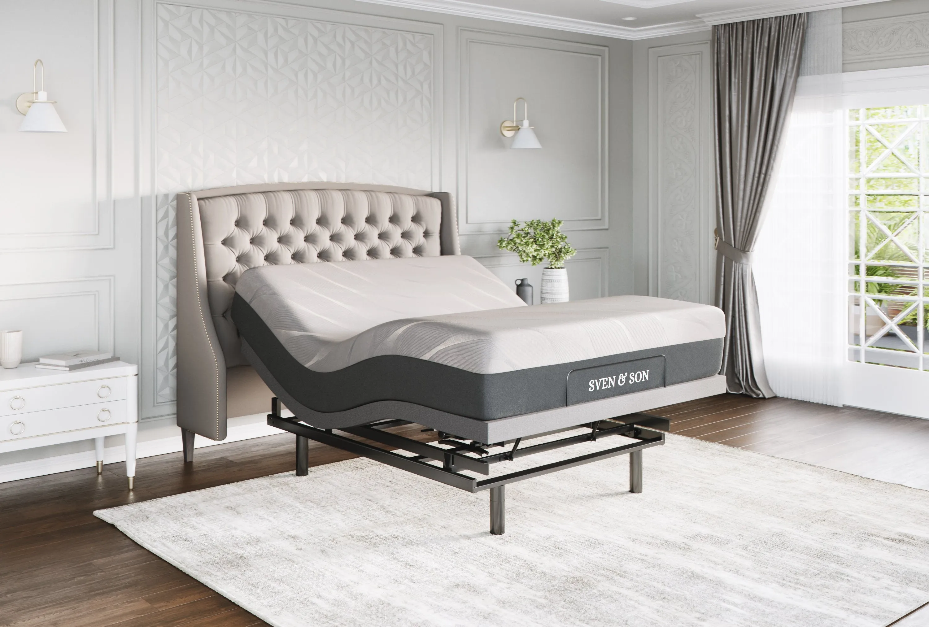 Platinum Series Adjustable Bed Base   Choice of Mattress Bundle