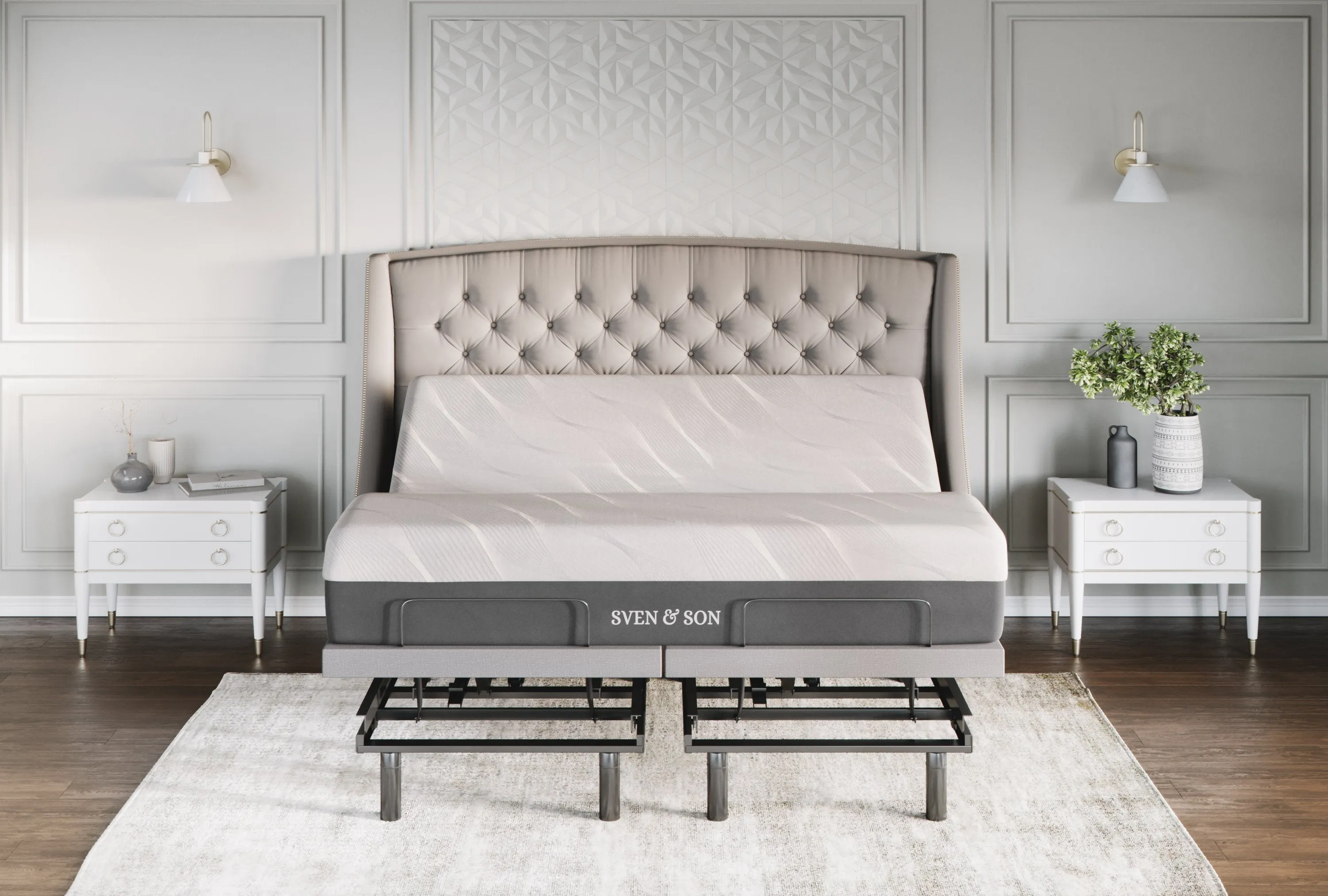 Platinum Series Adjustable Bed Base   Choice of Mattress Bundle