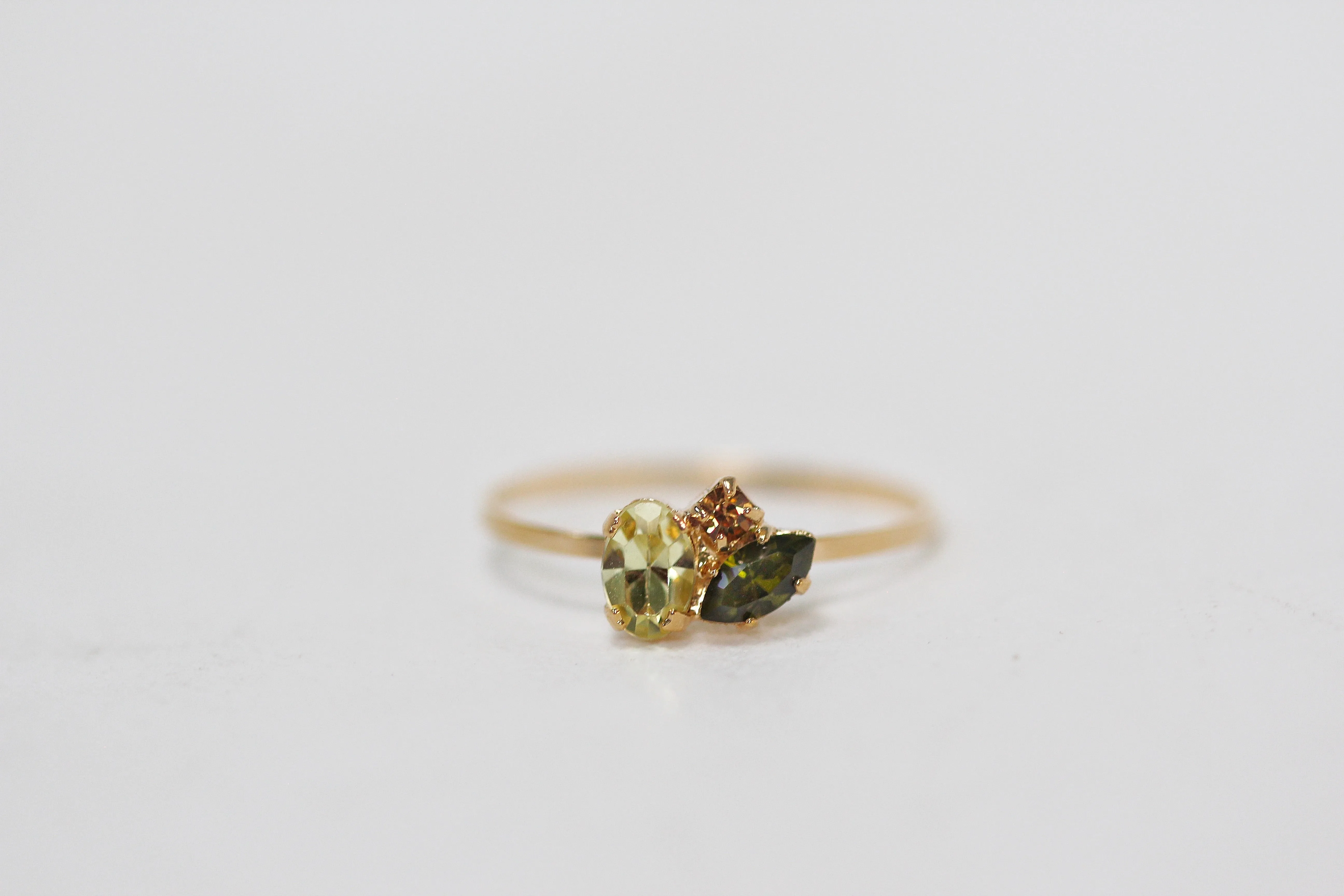 Preorder * Lime Dream Crystals Ring