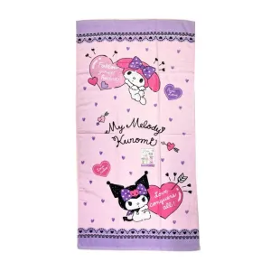 Sanrio Bath Towel My Melody / Kuromi Lovely Cupid 2022