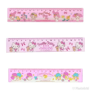 Sanrio Character Ruler - 18 cm