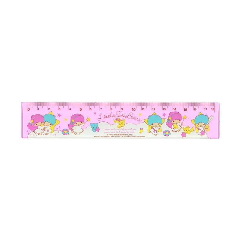 Sanrio Character Ruler - 18 cm