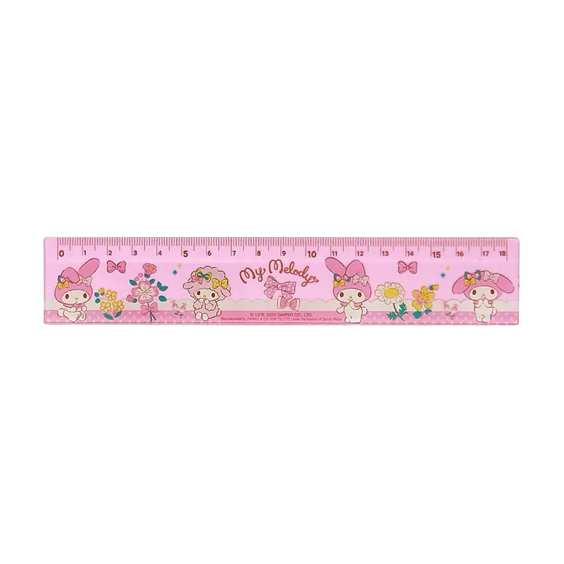 Sanrio Character Ruler - 18 cm