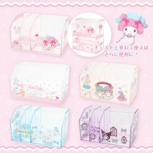 Sanrio Character Stackable Cosmetic Rack (Hello Kitty, My Melody, Cinnamoroll, Kuromi)