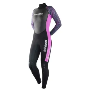 Sopras Sub Isida Womens Pink/Black Wetsuit 3mm