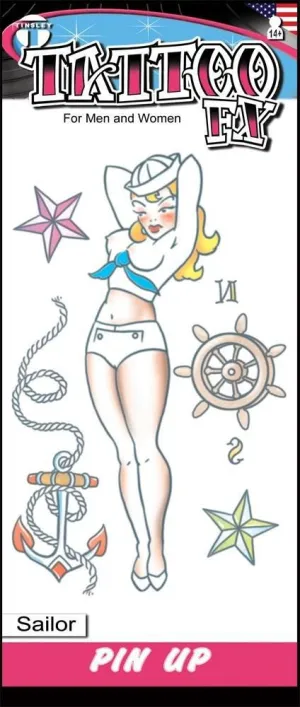 Tattoo - Pin Up Sailor Girl