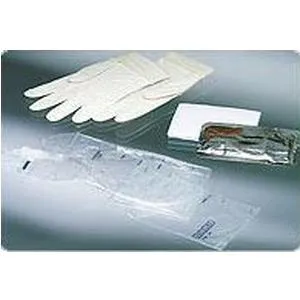 TOUCHLESS Plus Unisex Vinyl Intermittent Catheter Kit 12 Fr 1100 mL