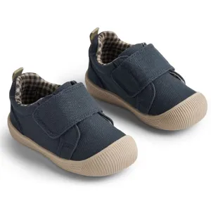 Wheat Shoe Prewalker Velcro Kei Navy